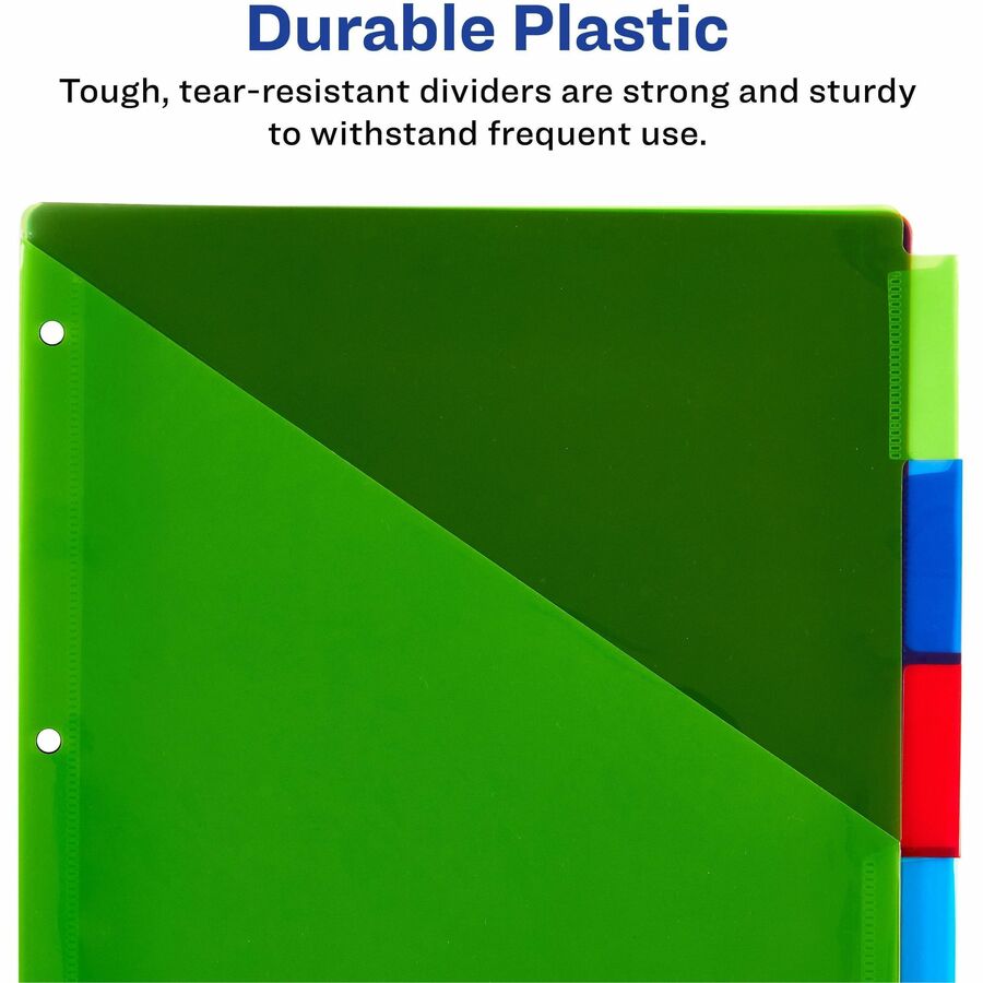 Avery® Big Tab Insertable 2-Pocket Dividers - Top