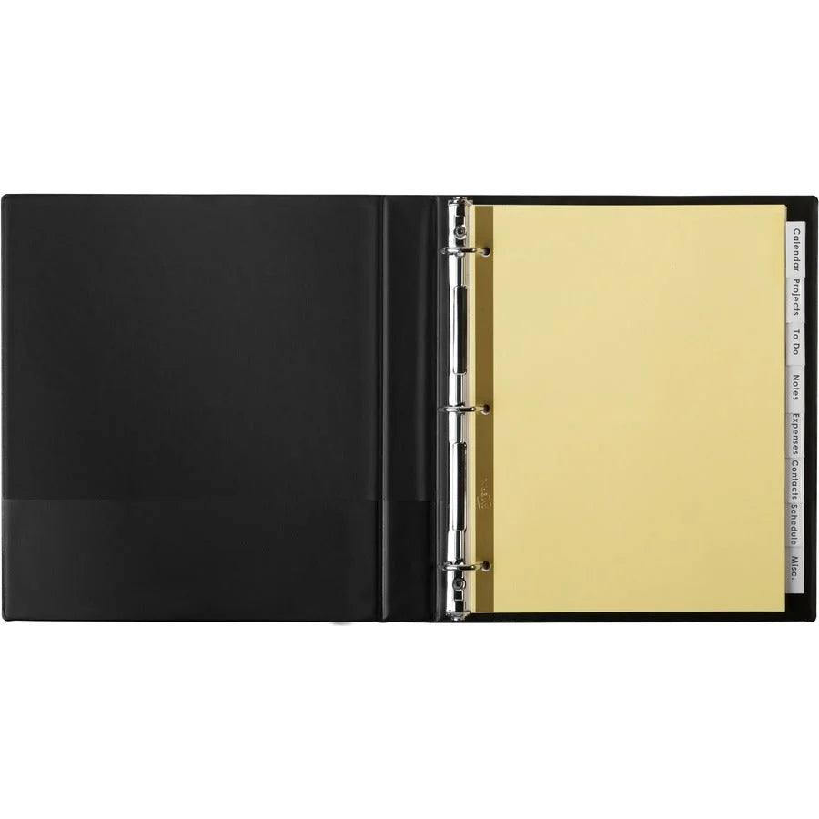 Avery® Big Tab Insertable Dividers: Reinforced Gold Edge 8 Blank Tabs Letter Size - Index Divider