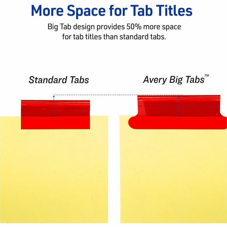 Avery® Big Tab Insertable Dividers - Reinforced Gold Edge - Alternate-Image3