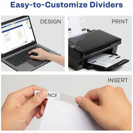 Avery® Big Tab Insertable Dividers - Reinforced Gold Edge - Alternate-Image1