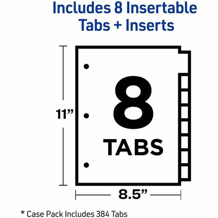 Avery® Big Tab Insertable Dividers - Reinforced Gold Edge - Alternate-Image4