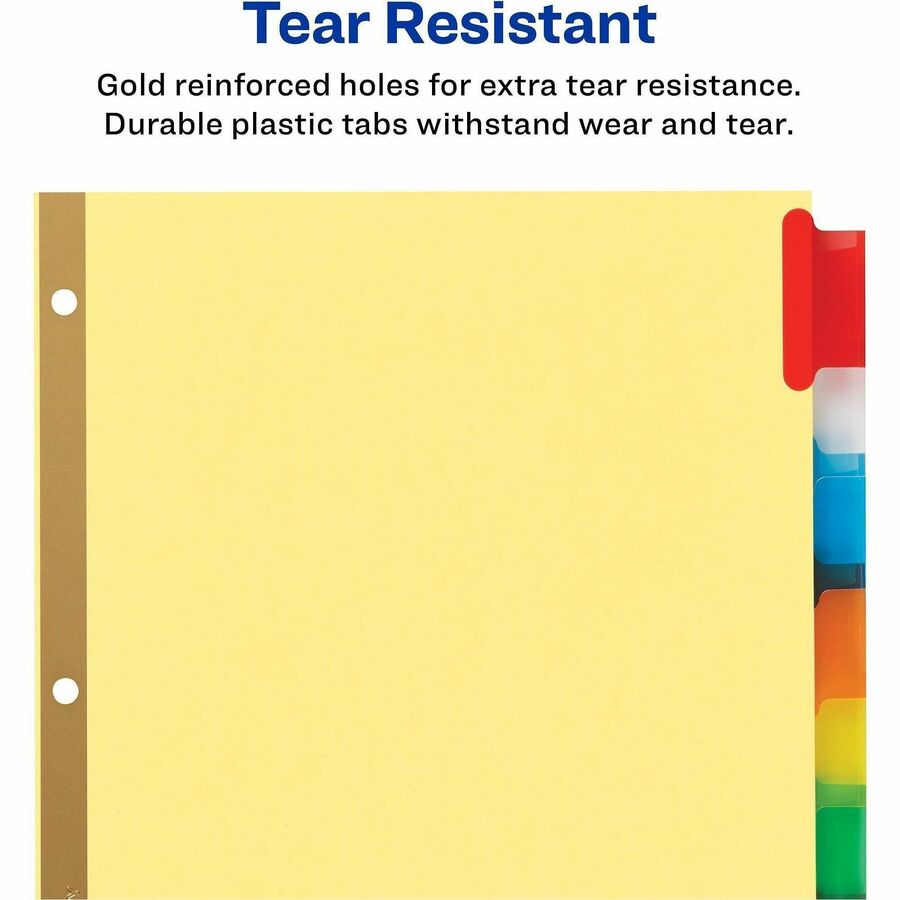 Avery® Big Tab Insertable Dividers - Reinforced Gold Edge - Alternate-Image5