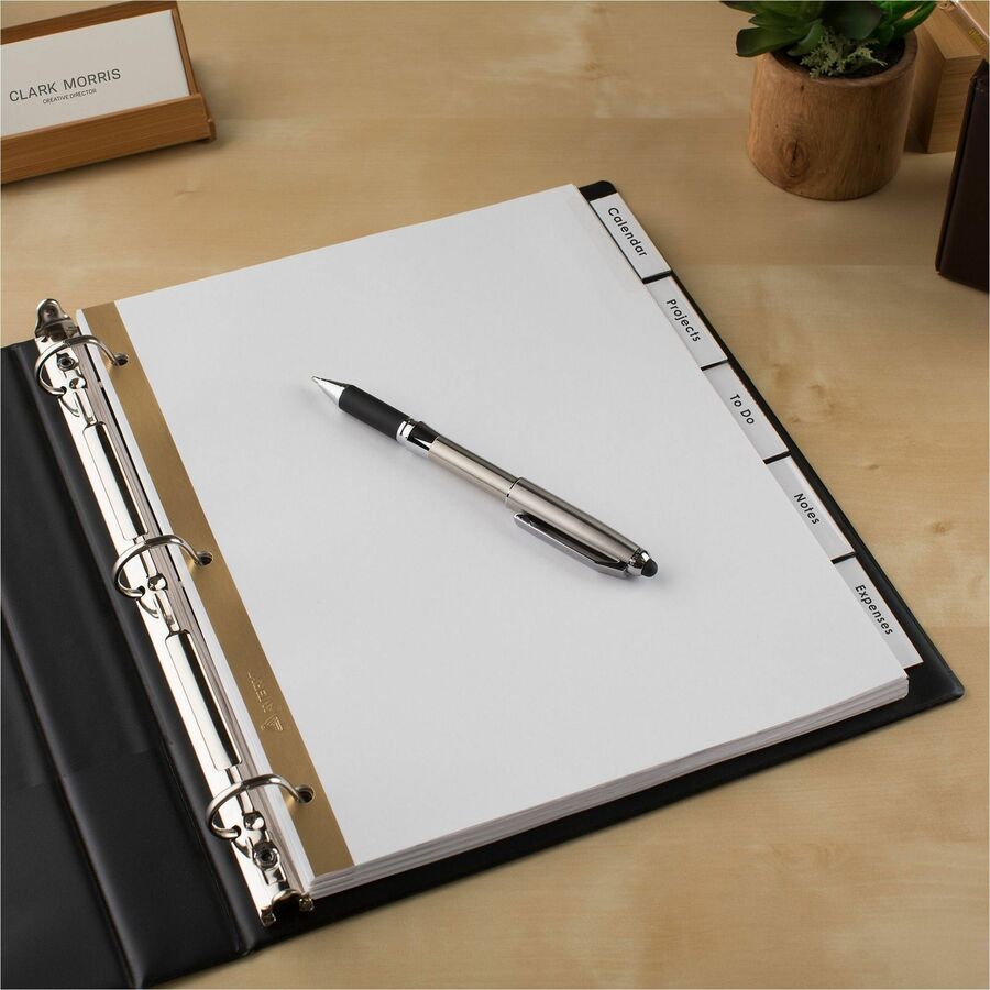 Avery® Big Tab Insertable Dividers - Reinforced Gold Edge - Alternate-Image6