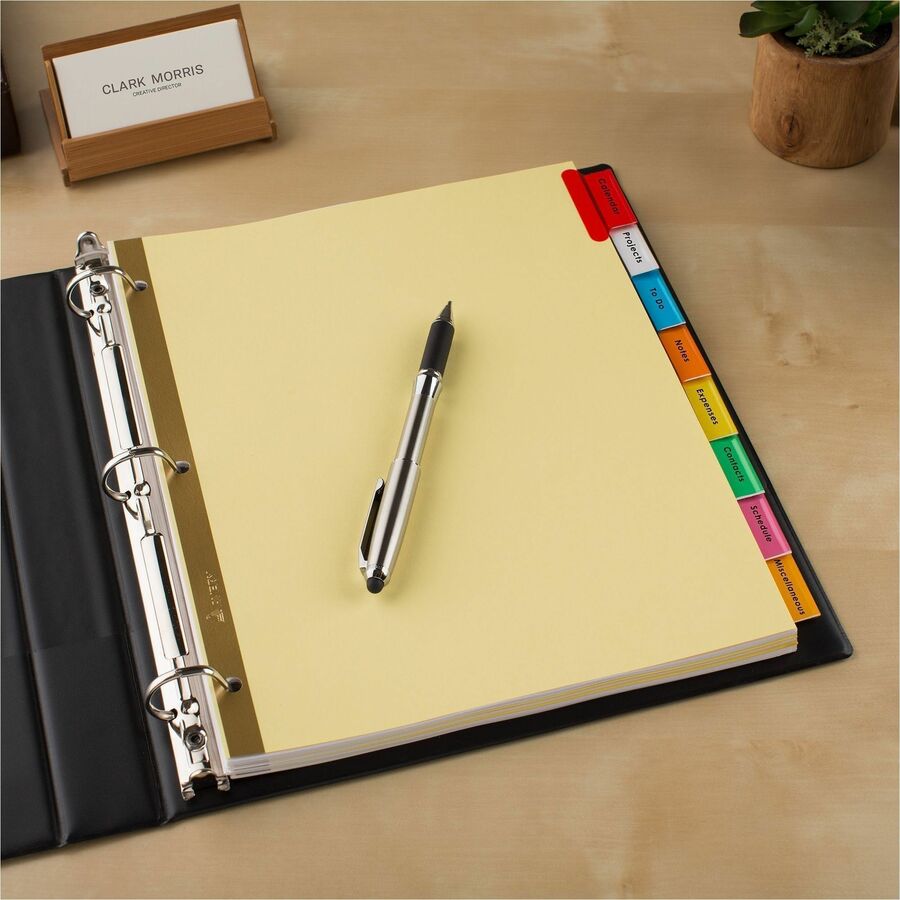 Avery® Big Tab Insertable Dividers - Reinforced Gold Edge - Alternate-Image10