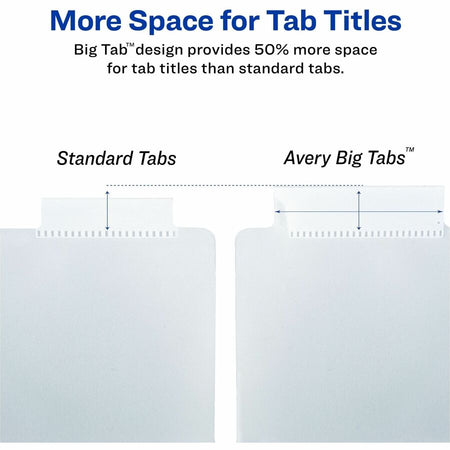 Avery® Big Tab Insertable Plastic Pocket Dividers - Alternate-Image5