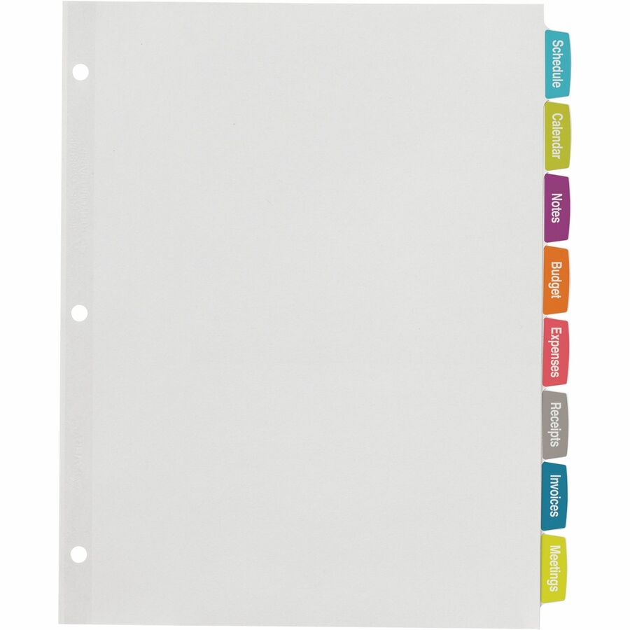 Avery® Big Tab Printable Label Dividers, Easy Peel Labels, 8 Tabs - Alternate-Image5