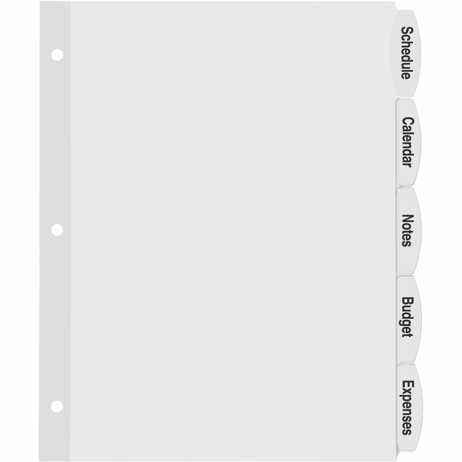 Avery® Big Tab Printable White Label Dividers - Alternate-Image2