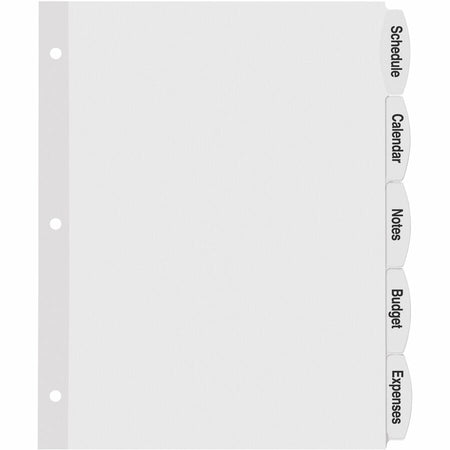 Avery® Big Tab Printable White Label Dividers - Alternate-Image2