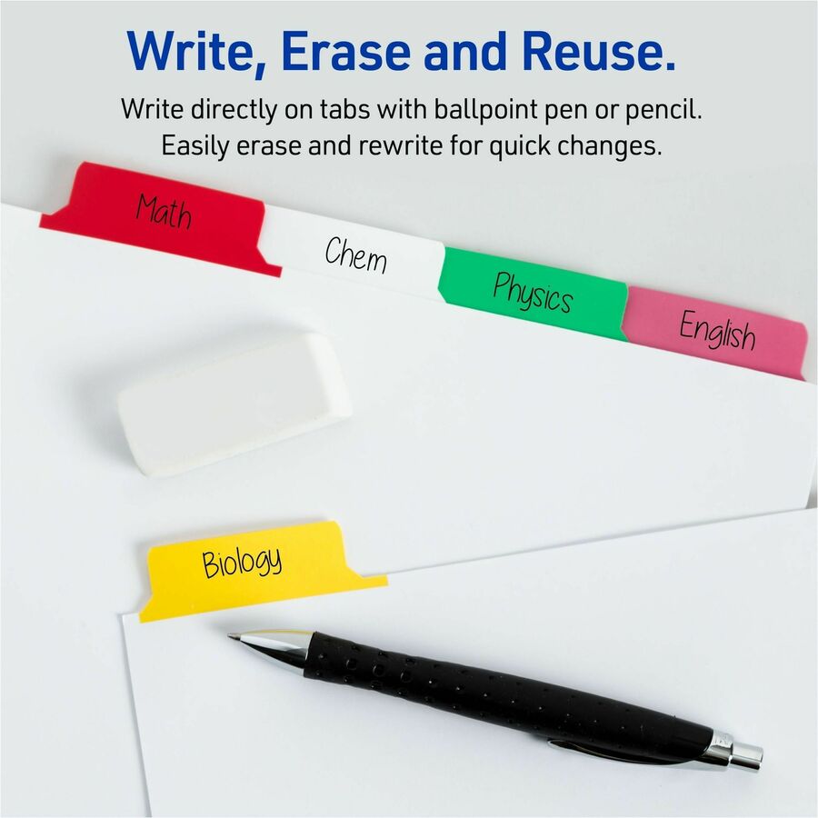 Avery® Big Tab Write & Erase 5-Tab Dividers (23076) - Alternate-Image2