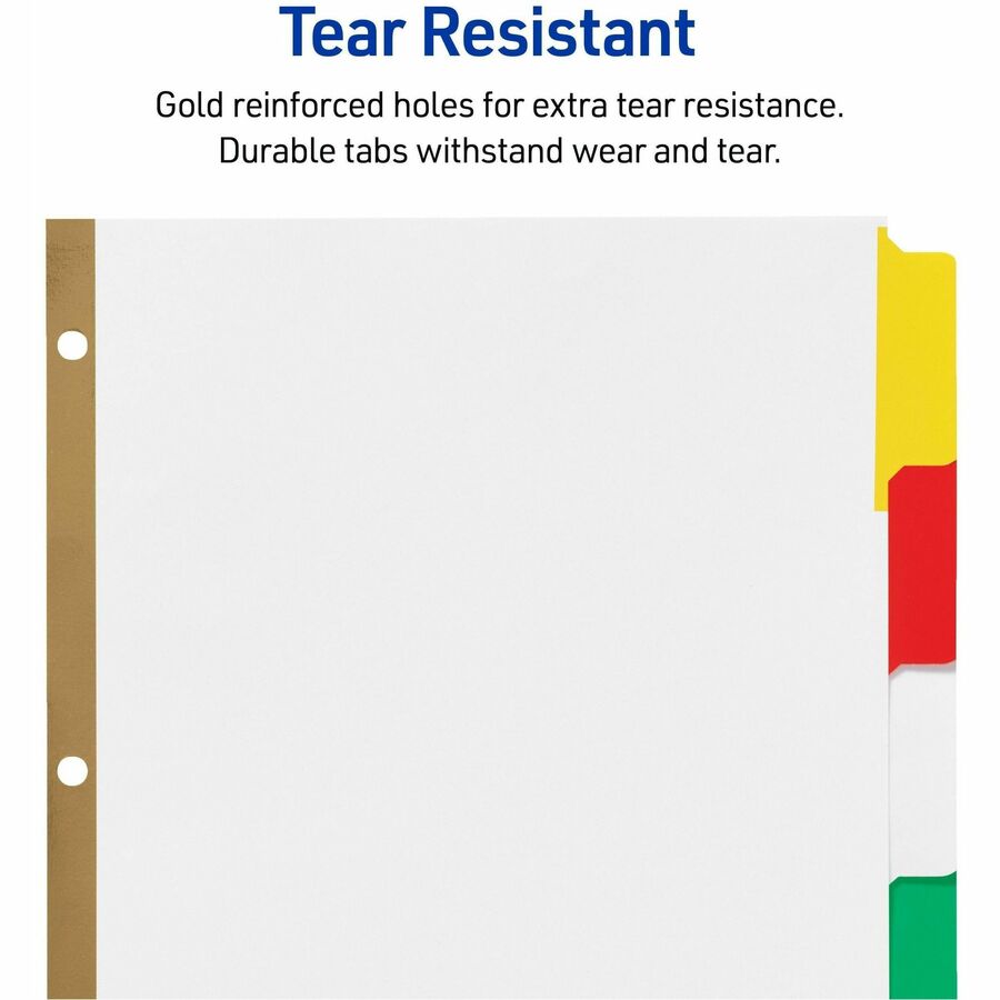 Avery® Big Tab Write & Erase 5-Tab Dividers (23076) - Alternate-Image4