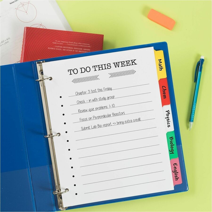 Avery® Big Tab Write & Erase 5-Tab Dividers (23076) - Alternate-Image8