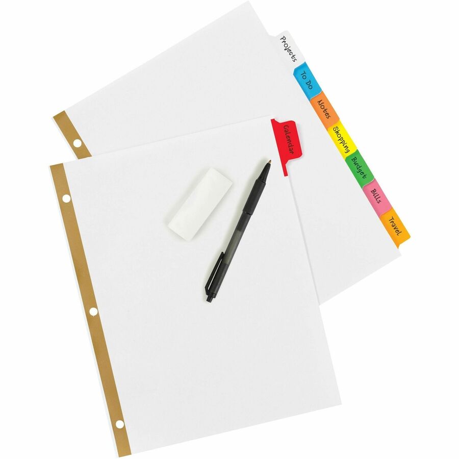 Avery® Big Tab Write & Erase 8-Tab Dividers (23079) - Alternate-Image1