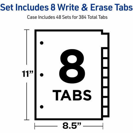 Avery® Big Tab Write & Erase 8-Tab Dividers (23079) - Alternate-Image16