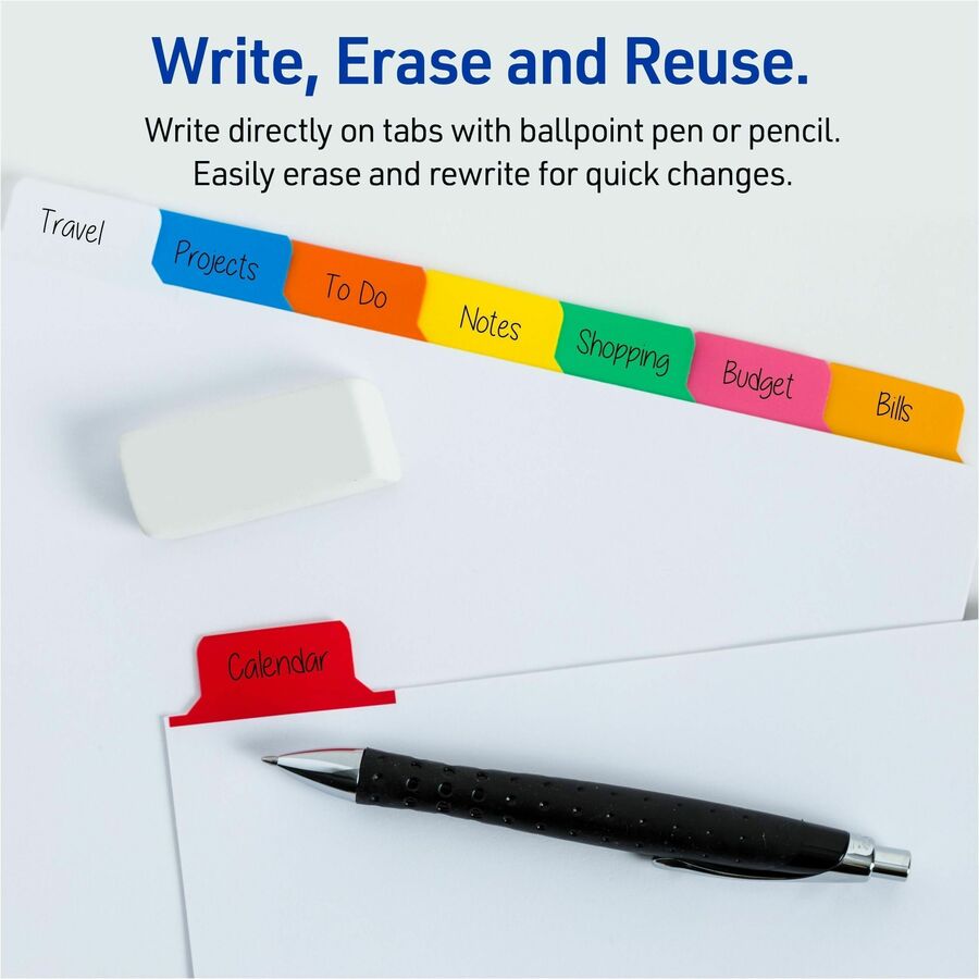 Avery® Big Tab Write & Erase 8-Tab Dividers (23079) - Alternate-Image2