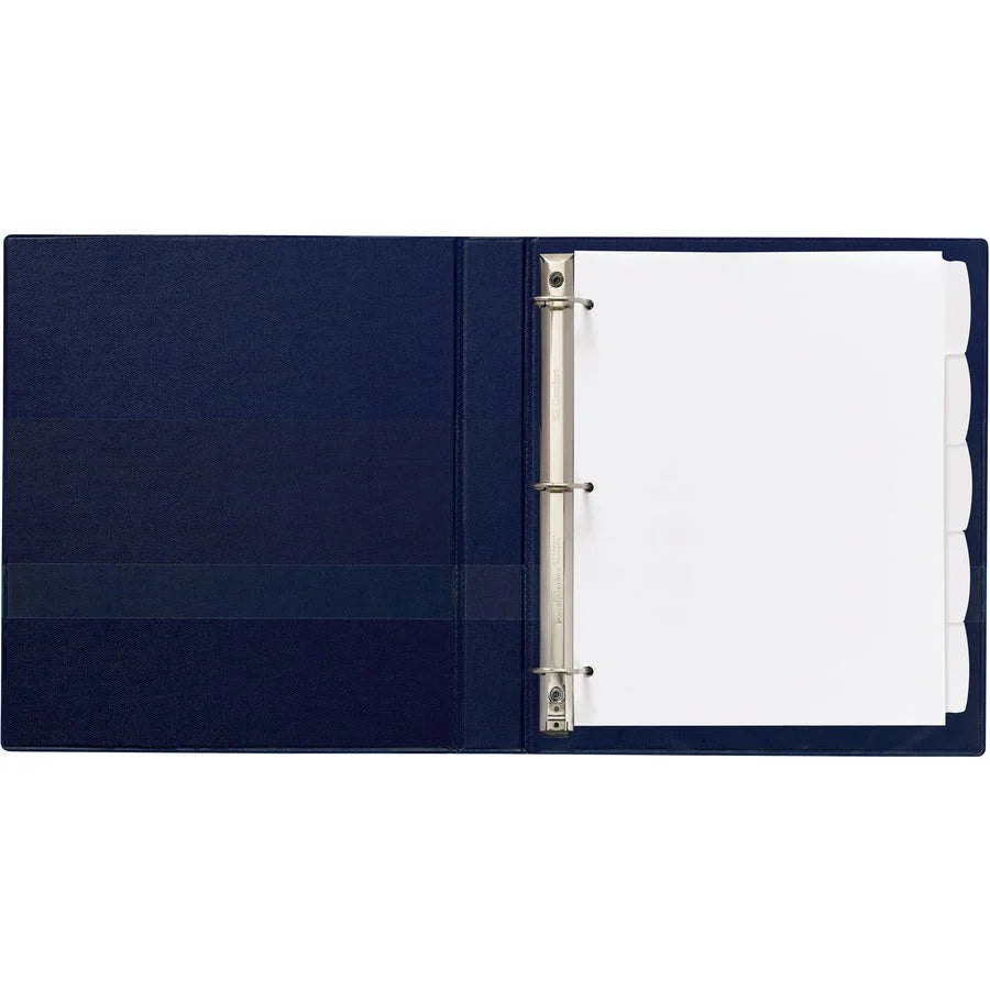 Avery® Big Tab Write & Erase Dividers: 5-Tab Set White Plastic 8.5’’ x 11’’ - Index Divider