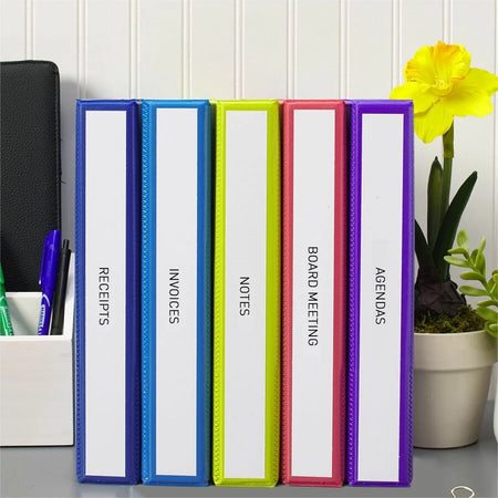 Avery® Binder Spine Inserts: 1-1/2 Inch Binders 25 Inserts - Bright White Card Stock - Inserts/Labels