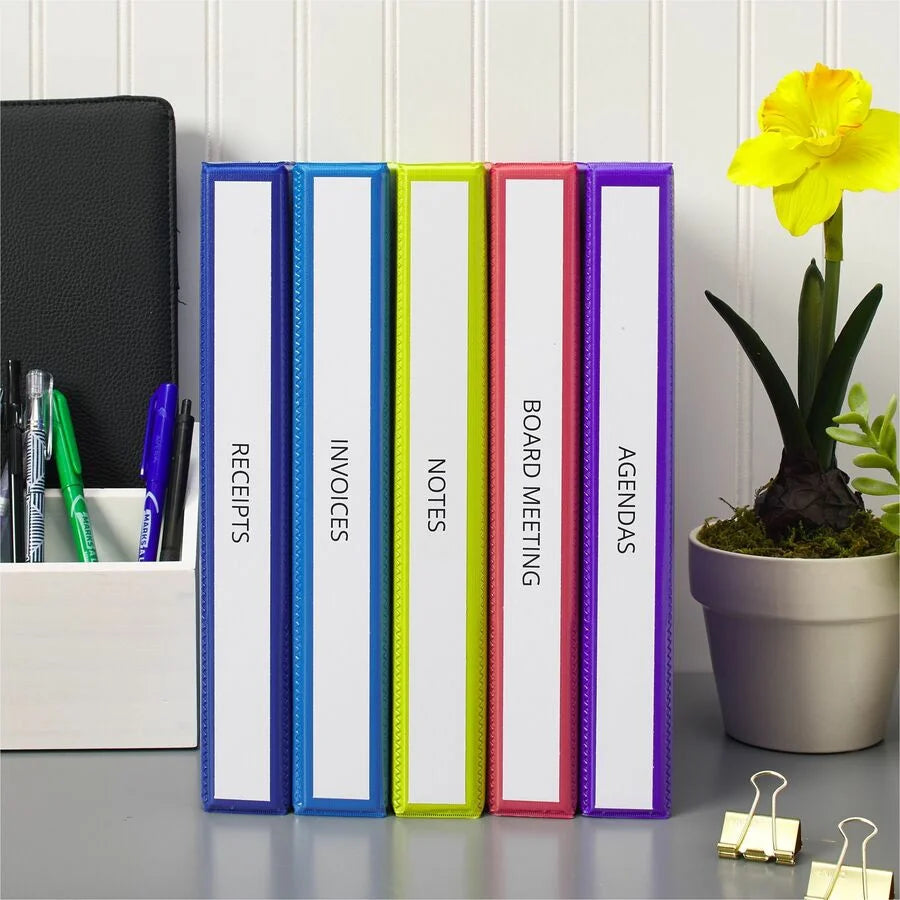 Avery® Binder Spine Inserts: 1’’ Binders 40 Inserts - Bright White Card Stock - Inserts/Labels
