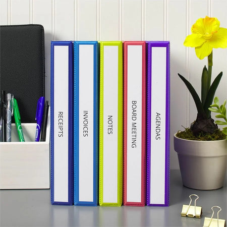 Avery® Binder Spine Inserts: 1’’ Binders 40 Inserts - Bright White Card Stock - Inserts/Labels