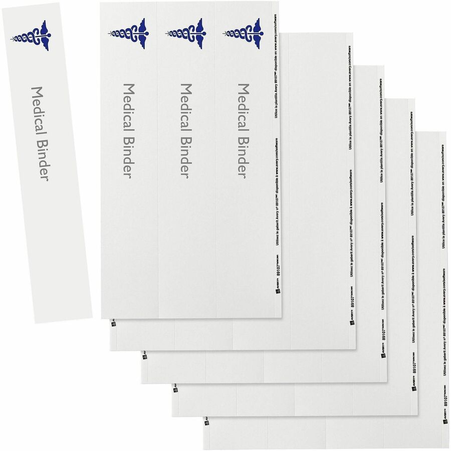 Avery&reg; Binder Spine Inserts, 2 Inch Binders, 20 Inserts (89107) - Alternate-Image1