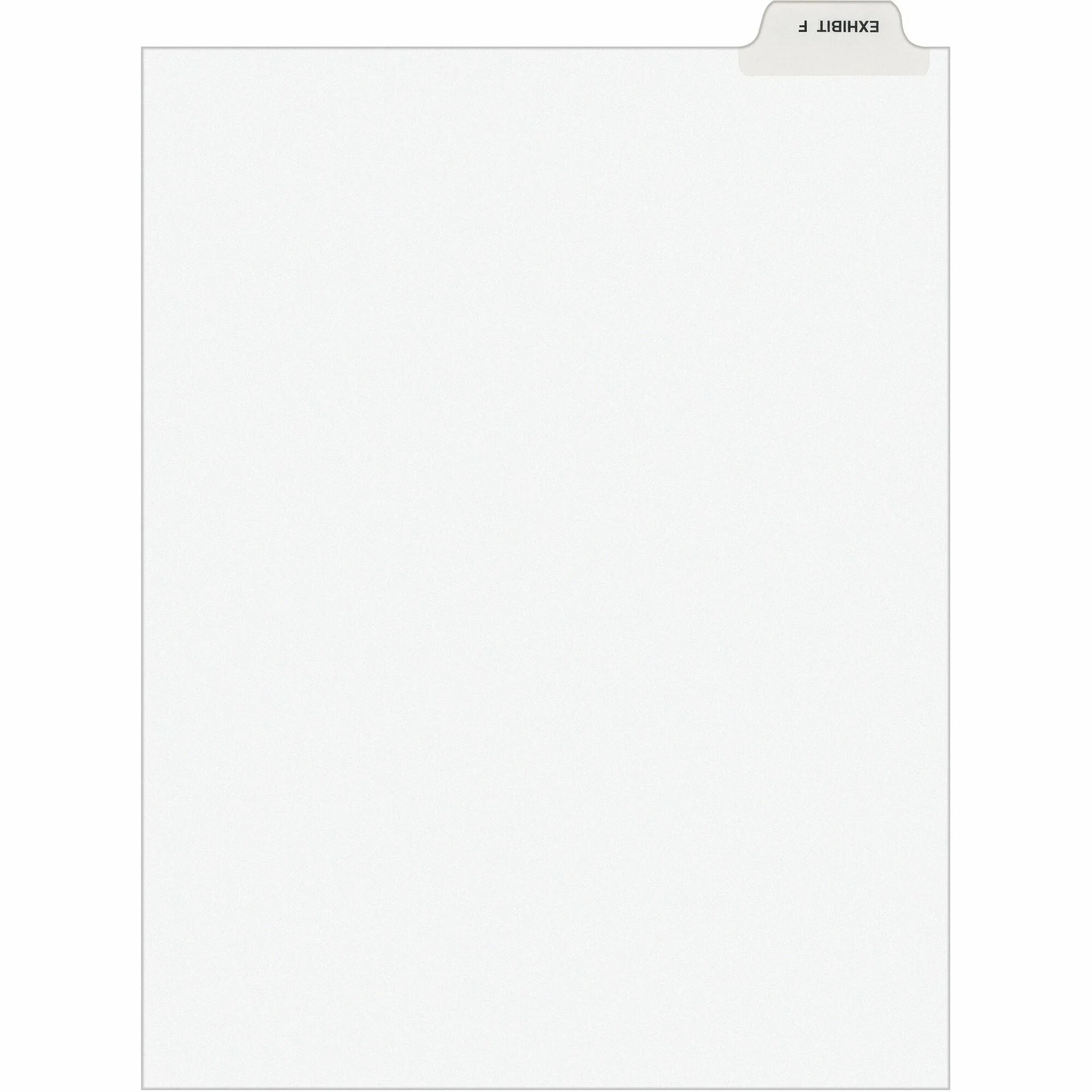 Avery® Bottom Tab Legal Dividers: Exhibit F - 25 Dividers Letter Size - Index Divider