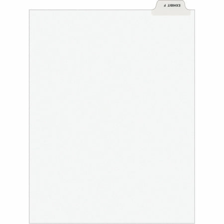 Avery® Bottom Tab Legal Dividers: Exhibit F - 25 Dividers Letter Size - Index Divider