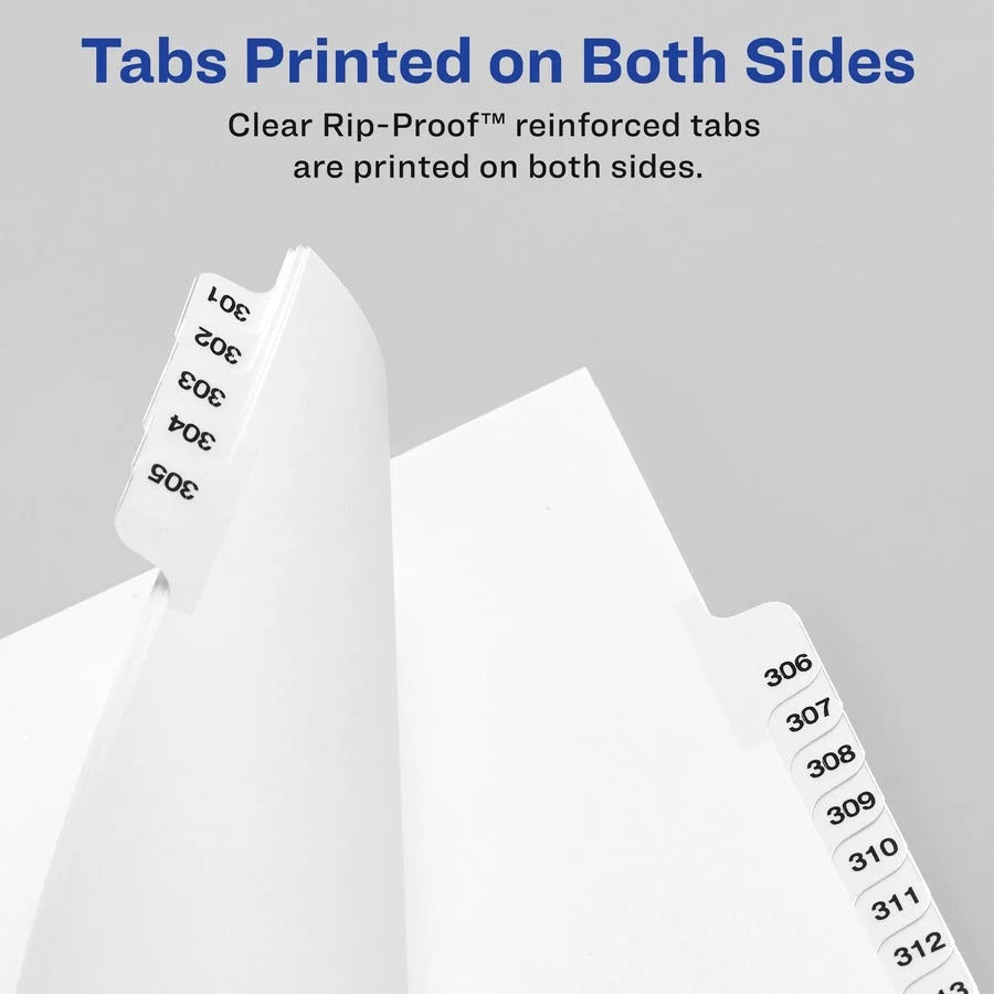 Avery® Bottom Tab Legal Dividers: Exhibit F - 25 Dividers Letter Size - Index Divider