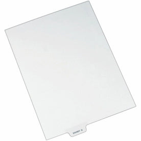 Avery® Bottom Tab Legal Dividers: Exhibit Q 25/Set Letter Size - Index Divider