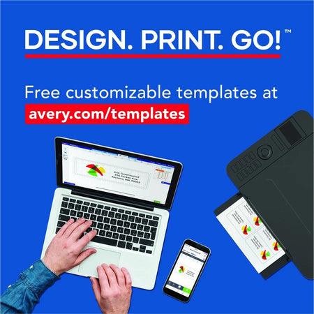Avery® Business Card: 97 Brightness A4 80 lb Weight Matte Finish - 250 Pack - Cards