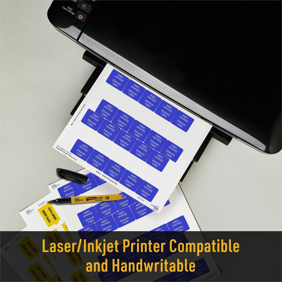 Avery® Cable Labels, T-Style, 1.25" x 2" , 300 Total (61539) - Alternate-Image4