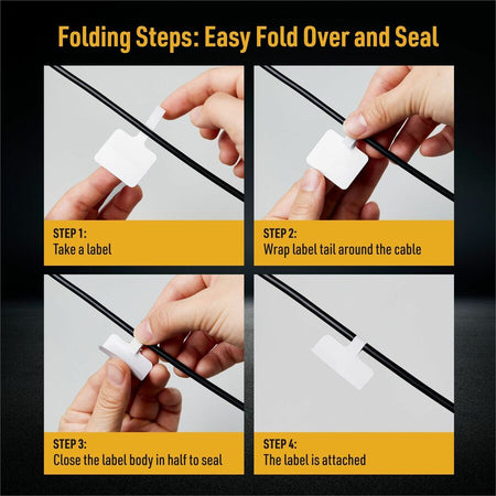 Avery® Cable Labels, T-Style, 1.25" x 2" , 300 Total (61539) - Alternate-Image3
