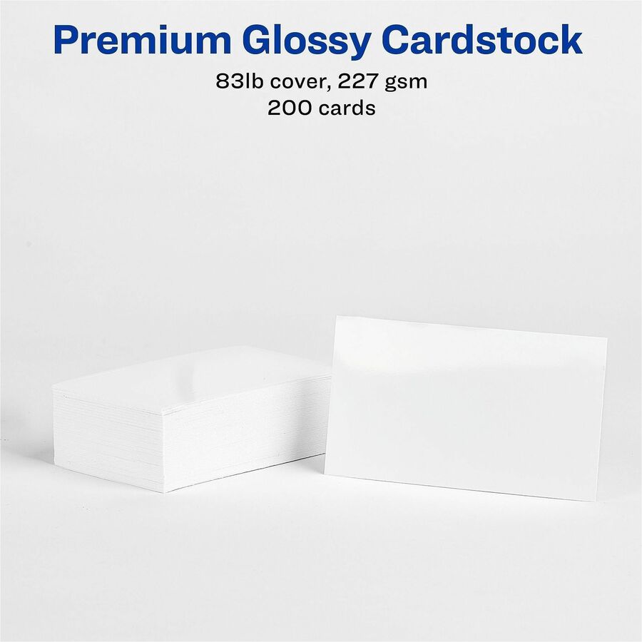 Avery® Clean Edge Business Cards, 2" x 3.5" , Glossy, 200 (08859) - Alternate-Image4