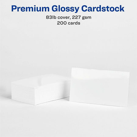 Avery® Clean Edge Business Cards, 2" x 3.5" , Glossy, 200 (08859) - Alternate-Image4