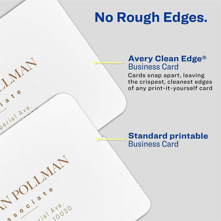 Avery® Clean Edge Square Cards, Rounded Corners, 2.5" x 2.5" (35703) - Alternate-Image3