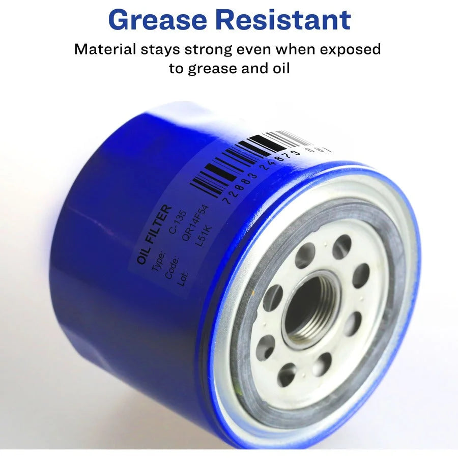 Avery® Clear Direct Thermal Labels - Water Resistant Film - 120 Labels/Sheet - Label Tapes & Maker