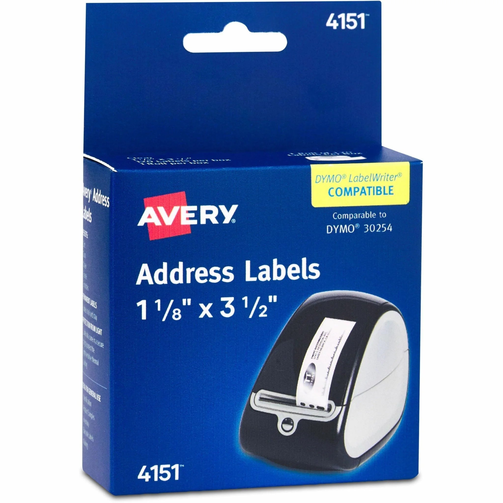 Avery® Clear Direct Thermal Labels - Water Resistant Film - 120 Labels/Sheet - Label Tapes & Maker