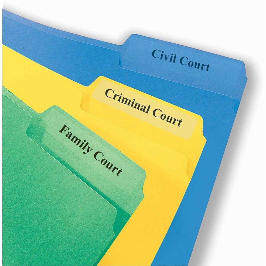 Avery® Clear Top Tab Filing Labels - Alternate-Image1