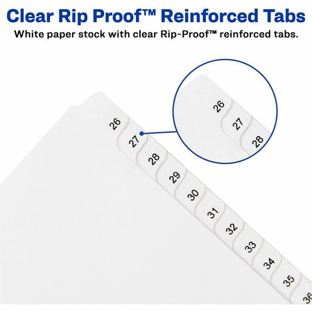 Avery® Collated Legal Exhibit Dividers - Allstate Style - Alternate-Image1