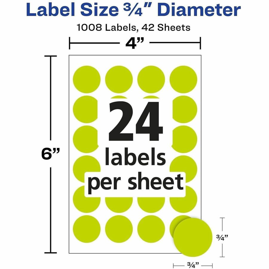 Avery&reg; Color-Coding Labels - Alternate-Image2
