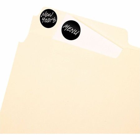 Avery® Color-Coding Labels - 3/4’’ Diameter - Removable Adhesive - Round - Laser Inkjet - Black - Paper - Self-adhesive