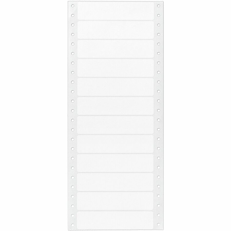 Avery® Continuous Form Computer Labels, Permanent Adhesive, 4" x 15/16" , 5,000 Labels - Alternate-Image3