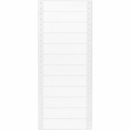 Avery® Continuous Form Computer Labels, Permanent Adhesive, 4" x 15/16" , 5,000 Labels - Alternate-Image3