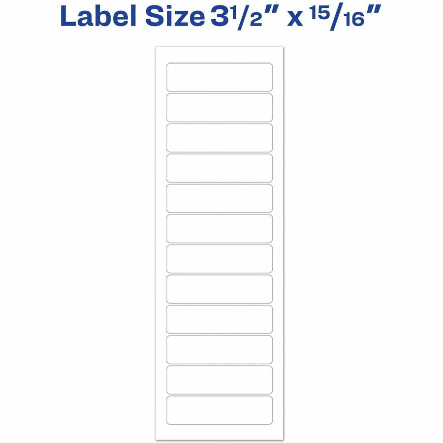 Avery® Continuous Form Computer Labels: Stick & Stay Customizable - 5000 Labels - Multipurpose ID
