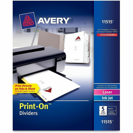 Avery® Customizable Print-On Dividers - Front