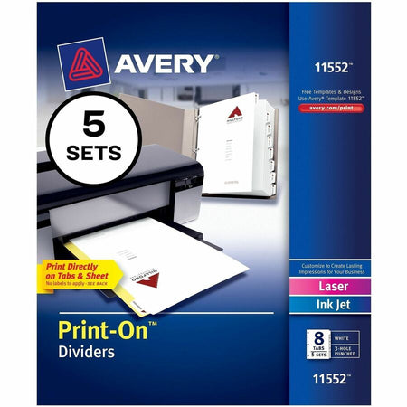 Avery® Customizable Print-On Dividers - Alternate-Image8