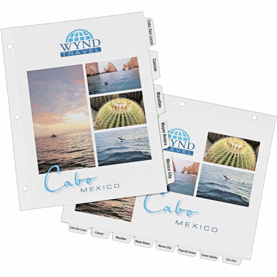 Avery® Customizable Print-On(TM) Dividers, 5-Tab Set (11511) - Alternate-Image5