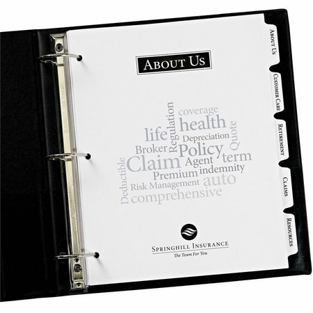 Avery® Customizable Print-On(TM) Dividers, 5-Tab Set (11511) - Alternate-Image7