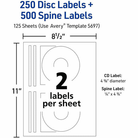 Avery® Customize CD/DVD Labels - Alternate-Image2
