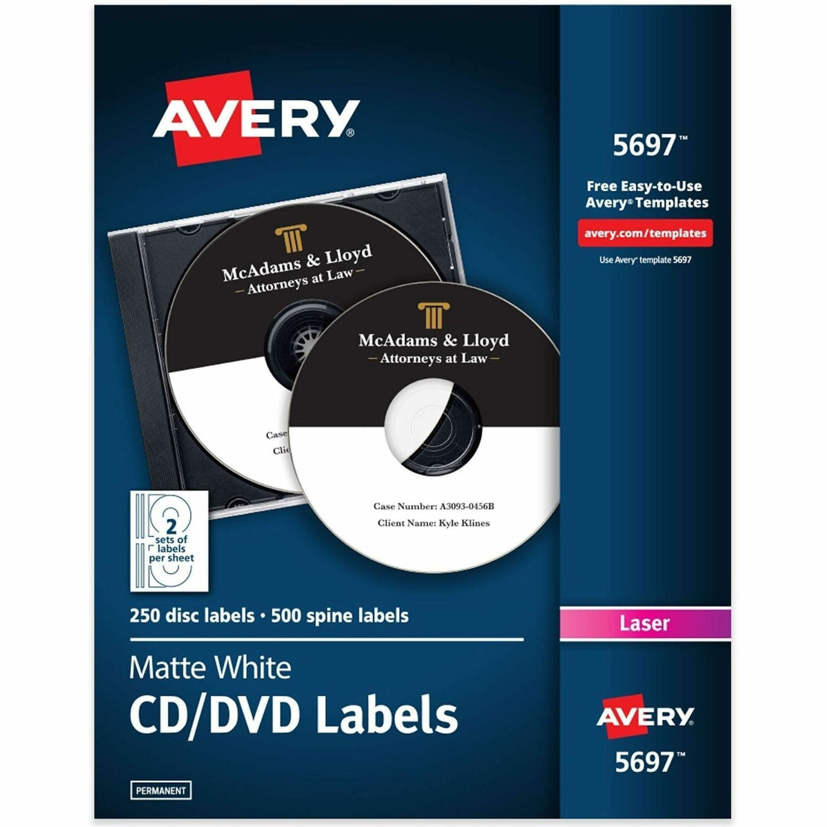 Avery® Customize CD/DVD Labels - 2000