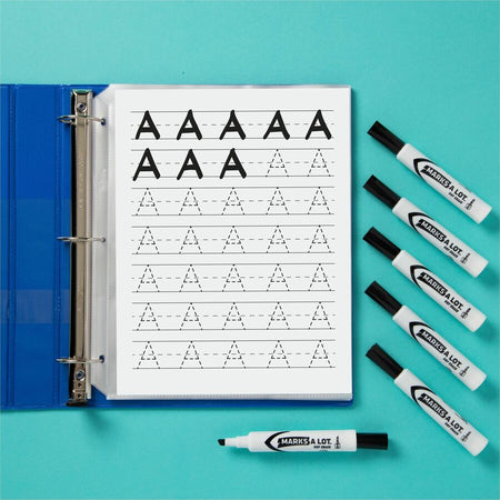 Avery&reg; Marks A Lot Dry Erase Marker, 12 Black Markers (24408) - Alternate-Image5