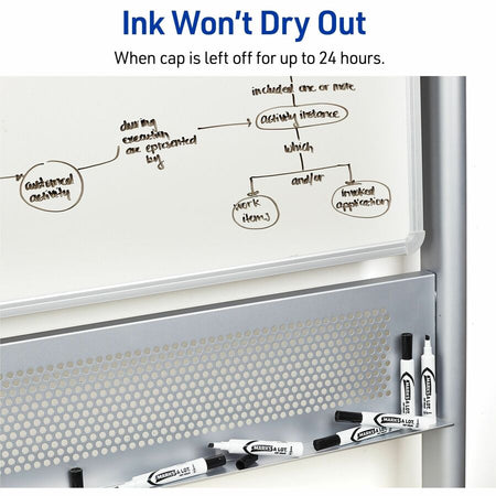 Avery&reg; Marks A Lot Dry Erase Marker, 12 Black Markers (24408) - Alternate-Image4
